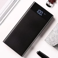premium large capacity 74wh aluminum shell digital display portable charger power bank 20000mah external battery
