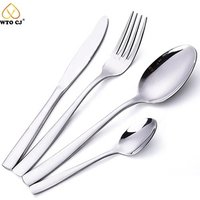 Stainless Steel 4 Piece Wedding Cutlery Set