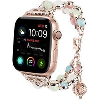 For Apple Watch Band Handmade Luminous Pearl Bracelet