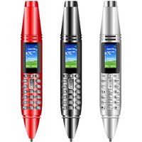Pen Shape New Cell Phone0.96 inch OLED Screen Recording Fire AK007 BT Dialer Mini Mobile Phones