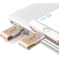 Eaget USB Flash Drive iphone 128GB Lightning USB 3.0 MFI Pen drive Metal Pendrive USB Stick Flash Drive for iPhone iPad
