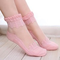 Lace Invisible Non Slip Socks