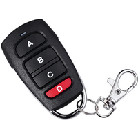 Wireless 4 channel learning/fixed code duplicated remote control for automatic gate door