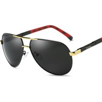Vintage Aluminum Polarized Mens Sunglasses Classic Brand Designer Sun glasses Coating Lens Driving Shades Glasses