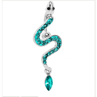 Gaby 316L surgical stainless steel Sexy Snake Belly Button Ring