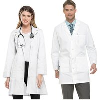 Cotton Long Sleeve Lab Coat