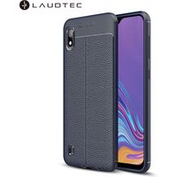 Premium Litchi Leather Pattern TPU Back Cover Case for Samsung Galaxy A10