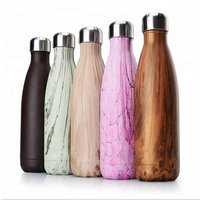 750ML cola bottle vacuum insulated double wall stainless steel water bottle