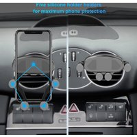 Universal Gravity Air Vent Car Mount Automatic Grip Car Phone Holder Allowed 360 Rotation Compatible with Most 4.6 - 6.5 inches