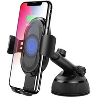 2019 Free Shipping QI Gravity Wireless Car Charger 10W 7.5W Fast Charging With Dashboard Holder 3 in 1 design