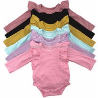 Long Sleeve Plain Bodysuit