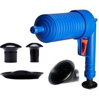 Pipe Rod Sink Drain Cleaner Tool Toilet Plunger High Pressure Dredge Tools Air Powered Toilet Plunger