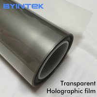 Advertising Holographic Rear Adhesive Projection Film 3D Projector Screen for Shop Window