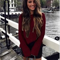 2018 Long Sleeve Sweater