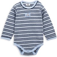 Cotton Striped Long Sleeve Coverall