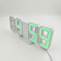 Large 3D LED Digital Wall Clock