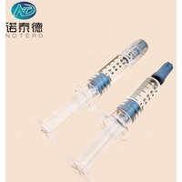 Prefilled 1ml cbd oil glass syringe with luer lock