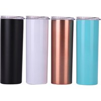 Double Wall Vacuum Insulated Skinny Stainless Steel Tumbler