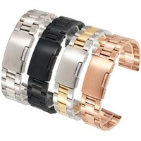 Bulk Black Silver Rose Gold Stainless Steel Watch Band Straps for Apple Metal Watch Strap