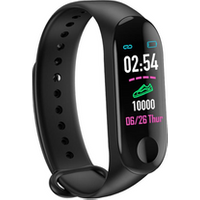 M3 Smart Band IP67 Waterproof Fitness Tracker Smart Bracelet M3 Real-time Heart Rate Monitor Wristband