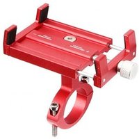Bike Phone Mount Flexible Aluminum Alloy Bicycle Handlebar Cell Phone Holder for 3.5 - 6.2 Inch Devices