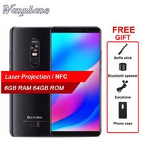 Wholesale Blackview MAX 1 Projector Mobile Phone AMOLED 4680mAh Android 8.1 Mini Projector Portable Home Theater 6GB+64GB NFC