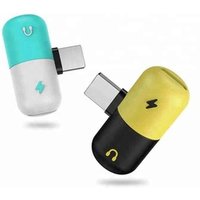 2018 New Products 2in1 Splitter 3.5mm Adapter for iPhone 7 8 X plus 8 plus Double ports for dual Headphone Audio Charge Adapter