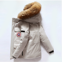 High quality plus size hooded mens duck feather woodland winter down jackets