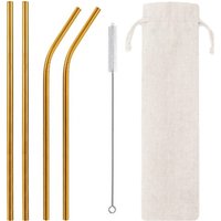 Reusable Stainless Steel Metal Straws