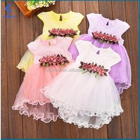 Floral Princess Party Tulle Dress