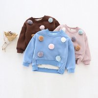 Winter Cotton Sweater Hair Ball Detail