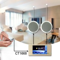 Wireless Wifi Bluetooth touch screen wall music player for smart Home sound system CT1668