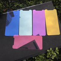 2.5D Ultra Clear Colorful Mirror Tempered Glass Screen Protector for Apple iPhone X