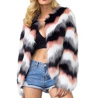Faux Fox Fur Jacket