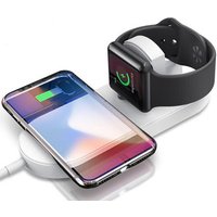 Fancytech 2-in-1 wireless charging dock for mobile phones and smart watches