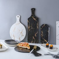 White Marble Ceramic Dinner Plate