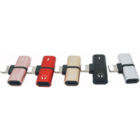 For IPhone ipad Accessories Data Line Adapter Headphone Audio Charger Adapter 2 in 1 cable