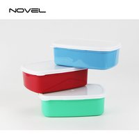 Blank Sublimation Plastic Rectangle Lunch Box