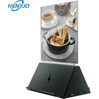 New Table Menu Card Holder Advertisement Wireless Qi Table Tent Stand Charger