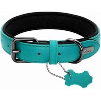 New Fashion 2 padded leather dog collar adjustable dog collars for medium dogs