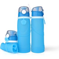 Collapsible BPA Free Silicone Water Bottle