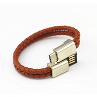 Magnetic Cable Wristband Usb Cable Bracelet Charging Cable For Men and Women