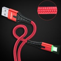 Essager LED Micro USB Cable 2.4A Fast Charging For Samsung Xiaomi Android Mobile Phone Microusb Data Cable 2M USB Charger Cord