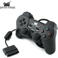 DATA FROG Wired Gamepad For Sony PS2 Controller Double Vibration Gamepads For PS2 Controle Joystick For PlayStation 2