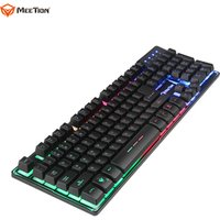 MEETION K9300 Keyboards Wholesale Plastic Lights Support Spanish Game