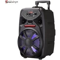 8 inch sound audio portable party trolley bluetooth speaker