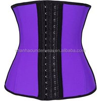 Latex Waist Trainer Belt 4 Steel Boned Corset