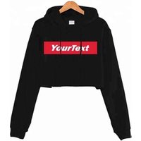 Blank Crop Top Hoodie Sublimation