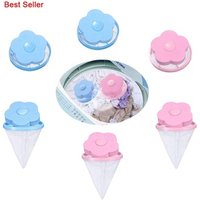 Flower-type Washing Machine Floating Lint Mesh Bag Hair Filter Net Pouch, Floating Washing Machine Filter Washer Lint Trap