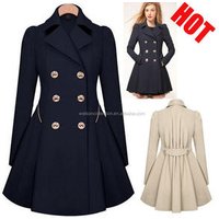 Winter Double Button Trench Coat Jacket